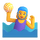 Emoji voor teamsvrouw die waterpolo speelt