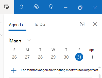 Mijn dag in de nieuwe Outlook voor Windows