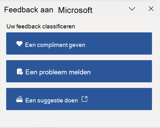 Deelvenster Feedback in Word