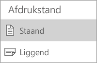 Afdrukstand kiezen