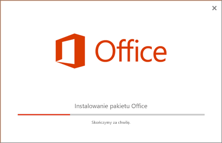 Instalator pakietu Office wygląda, jakby instalowany był pakiet Office, ale instalowany jest tylko program Skype dla firm.