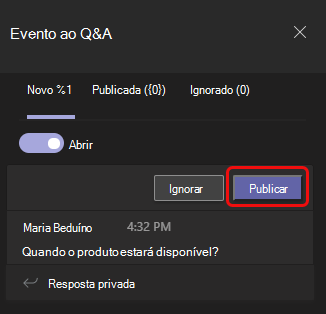 A guia Novo é a primeira guia