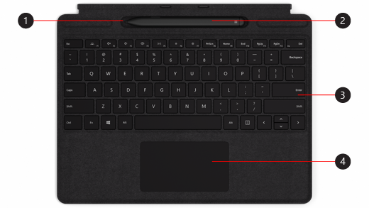 Surface Pro Teclado de Assinatura X com Caneta Slim