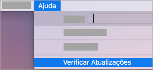 Ajuda > Verificar Atualizações