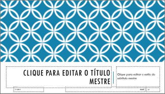 Layout de Slide de Título Integral no PowerPoint