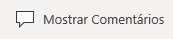 O botão Mostrar Comentários no PowerPoint Mobile para Windows 10.