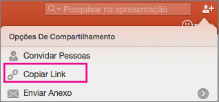 Compartilhar Ícone de Cópia do PPT para Mac