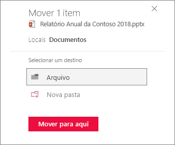 Mover para a pasta