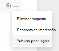 pontuações de publicações