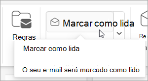 Captura de ecrã do passo rápido personalizado que inclui a descrição ao pairar o cursor sobre o passo