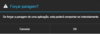 Confirmar que força o encerramento