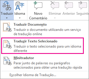 Traduzir Texto Selecionado