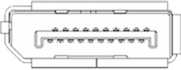 Conector DP standard