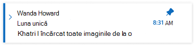 E-mailuri fixate în noul Outlook pentru Windows