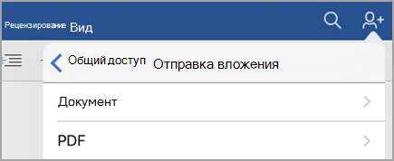 Выбор документа или PDF-файла