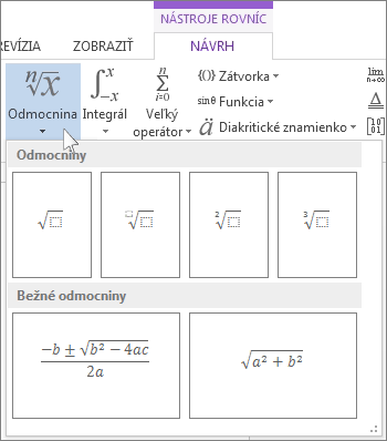 Matematické štruktúry odmocnín