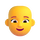 Teams žena plešatý emoji