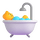 Teams person taking a bath emoji