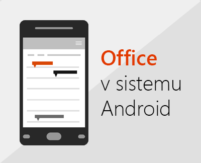 Kliknite, če želite nastaviti Office za Android