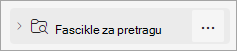 Snimak ekrana fascikli za pretragu