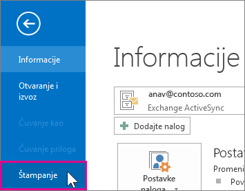 čuvanje ics datoteke kalendara