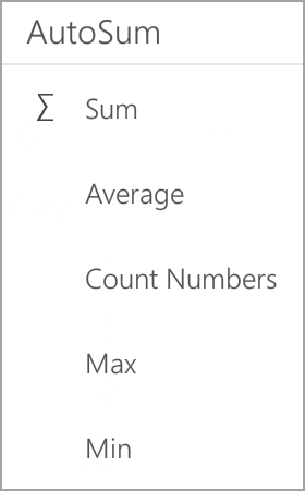 Excel Sum för Android-surfplattor