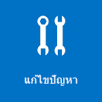 การแก้ไขปัญหา