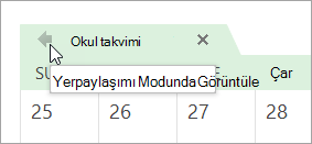 Yer Paylaşımı Modunda Göster okunu tıklatın