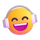 Kulaklık dinleyen ekipler emojisi