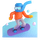 Teams snowboarder emojisi