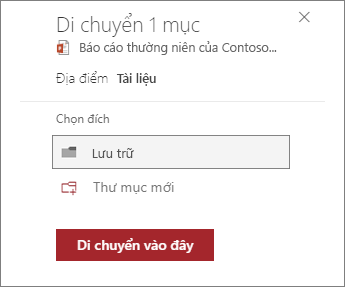 Di chuyển đến thư mục