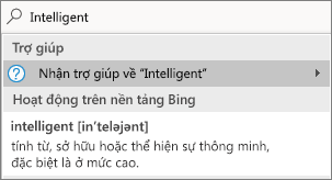 Tìm kiếm Cho Tôi Biết với một từ đã xác định