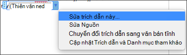 Sửa Trích dẫn