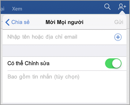 Có thể sửa đổi