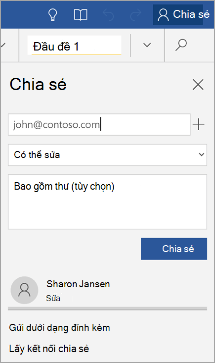 Chia sẻ tệp