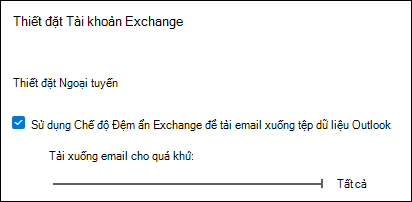 Di chuyển con trượt đến Tất cả để tải xuống tất cả email Outlook khi bạn xuất email