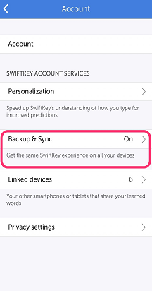 Swiftkey-Account-Backup 映像 6