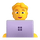 编写代码的 Teams 人员表情符号