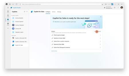 Figure 4: Screenshot showing the initial configuration pane.