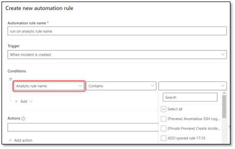 Automation condition 1