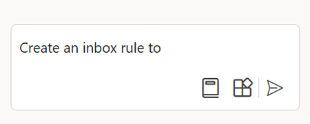 An image of the prompt in Copilot for Outlook.