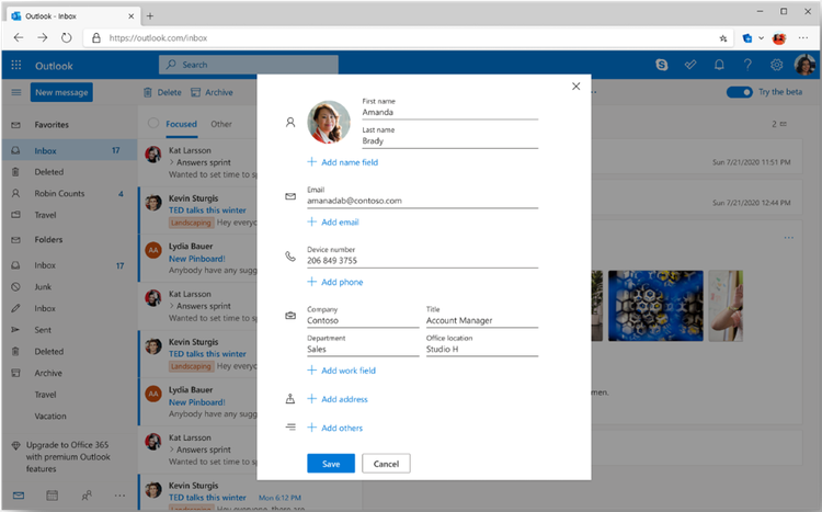 An image demonstrating how contacts are migrated to Categories in the People hub.