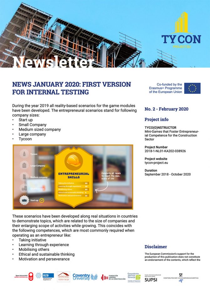 TYCON Newsletter #2