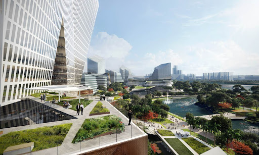 Exhibit A: a render of Net City, a smart city project. Source: NBBJ