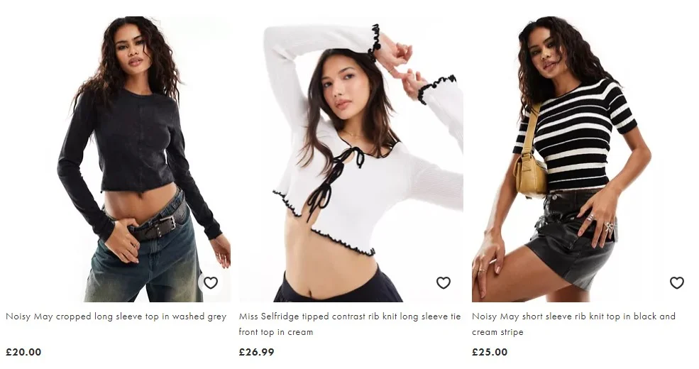 ASOS womenswear