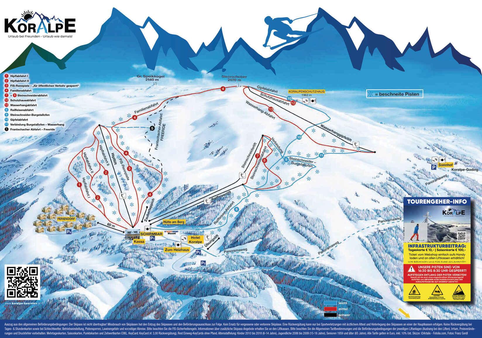 PistenplanSkigebiet Koralpe