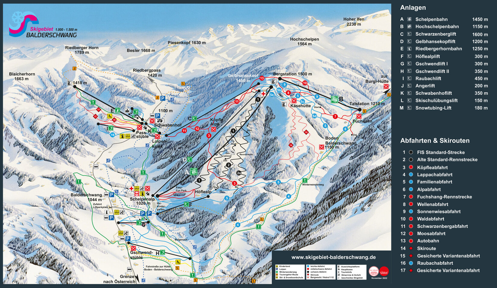 PistenplanSkigebiet Balderschwang