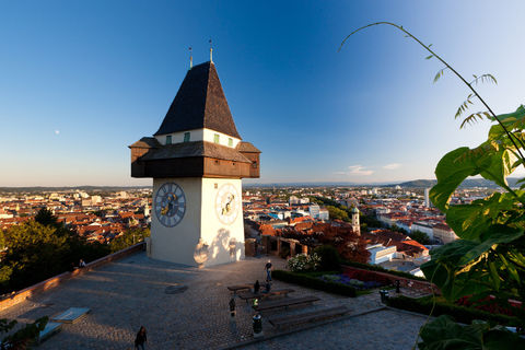 The clock tower at Schlossberg