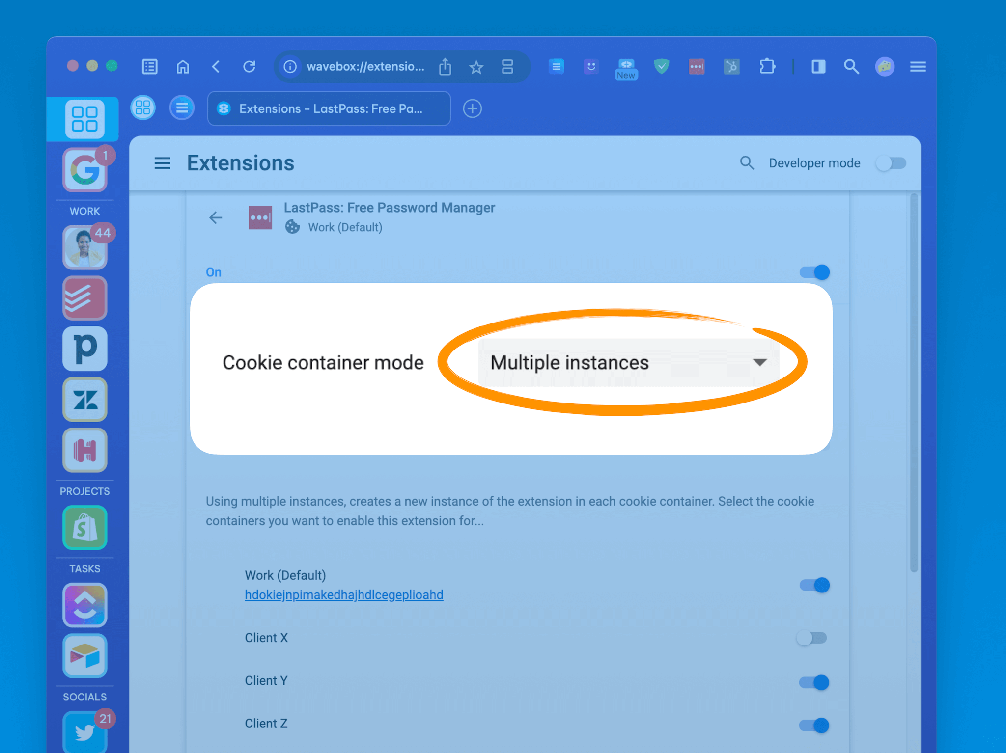 🧩 New! Support for Multiple Chrome Extension Accounts.