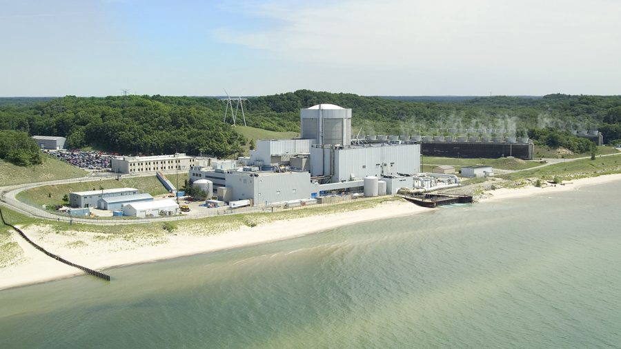 The Palisades Nuclear Plant sits on the shore of Lake Michigan, in Covert Township.